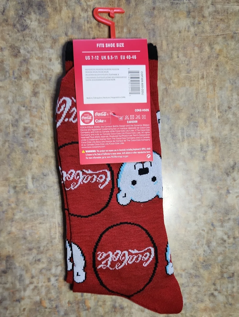 4 Coca cola Socks